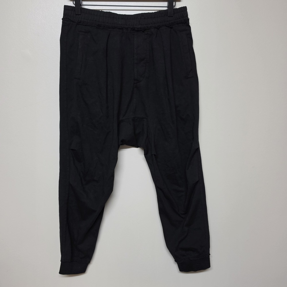 R13 Pants Womens Small Acid Black Crop Harem Sweatpants Joggers Casual Grunge